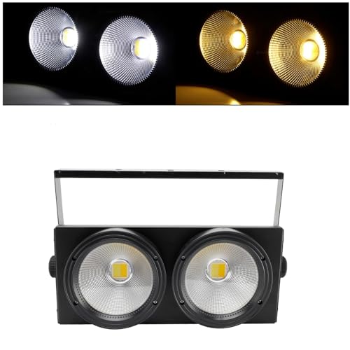 Frezon 200W COB LED ステージライト 高輝度 舞台照明 ディスコライト DMX512 8チャンネル 0～100%リニア調光可能 パーティー用 スポットライトパーティライト DJ用ディスコライト ステージ照明 日本語取扱説明書付き