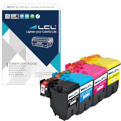 LCL エプソン用 LPC4T11 LPC4T11K LPC4T11C LPC4T11M LPC4T11Y （4色セット ブラック シアン マゼンタ イエロー） 互換トナーカートリッジ 対応機種： LP-S950