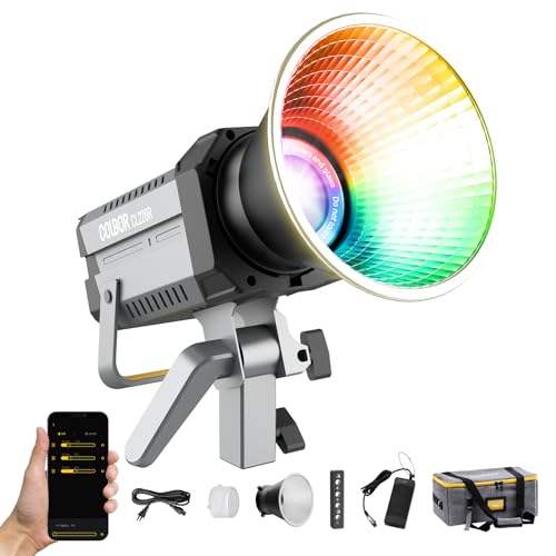 COLBOR 映画化用ともし火, CL220R RGB 250W最終生産物 2700-6500K CRI97+ 31400Lux COB制作室ともし火 Bowensマウント付き添い人APP 13類概念のともし火効果、第八芸術ライブ