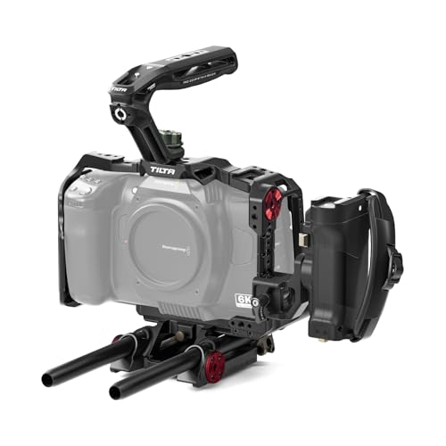 TILTA BMCC 6K相応う写真機伏せ篭 Xenoいの一番手持ち部分、SSD運転保持者、15粍 LWS軍事基地お皿 印字機VI、左方アドバンスドパワーハンドル アドバンスド一揃いの道具 TA-T64-A-B