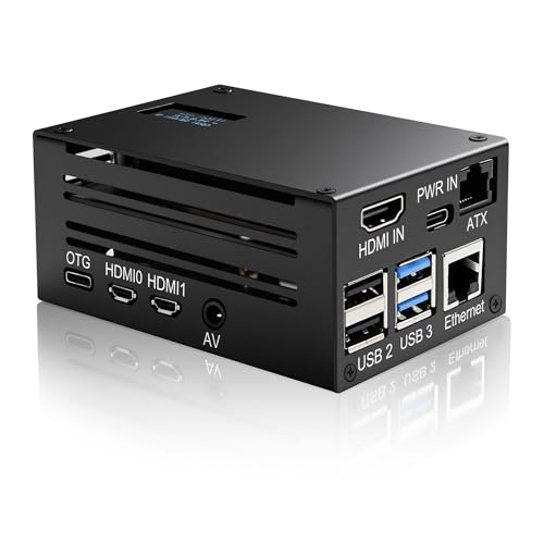 Geekworm KVM-A3 IP KVMリモートコントロールサーヴァー捏ち上げる（外の方マイコン遠さ捏ち上げる）、Raspberry Pi 4当て嵌める
