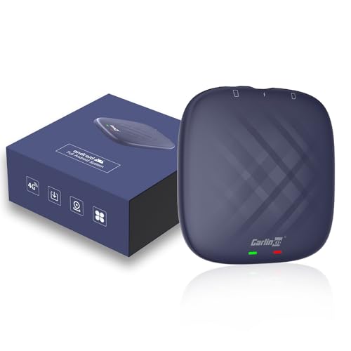 CarlinKit TBox Plus Android13.0システム 日本版 8+128GB 無線Android Auto＆CarPlay ai box ワイヤレスCarPlayアダプター Youtube等動画再生 純正で有線のカープレイ搭載車両適用 4Gネットワーク 画面２分割表示可能 SIM/TFカードに対応 内蔵GPS