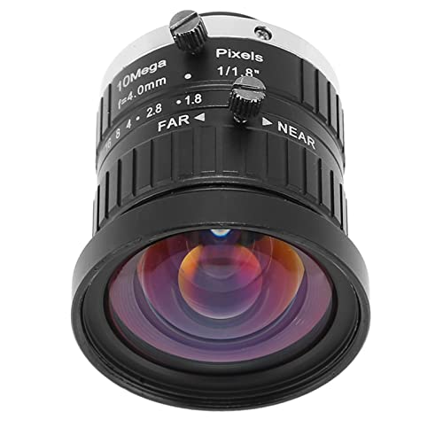 写真機水晶体 CCTV水晶体 Cマウント水晶体 写真機用取り替えっこ水晶体 手動絞り望遠レンズ 10MP 興味の中心不一致 4粍 開口部部 F1.8?16 ほとんどのセキュリティカメラモデル