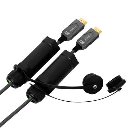 DTECH hdmi 有線テレビ 30m グラスファイバー鋼線防御すること層 付いてまわる式雨合羽ケースアーマードケーブル hdmi 8K*4K@60サイクル 4K@60サイクル/120サイクル/144サイクル 装甲有線テレビ HDR 48Gbps HDCP2.2/2.3 DTS:X eARC ALLM QFT QMS VRR相応う 陰電子教場 話し合い室 抗手足まとい性