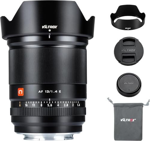 VILTROX AF 13mm F1.4 Z 広角単焦点レンズ ニコン Zマウント 用交換レンズ オートフォーカス 小型軽量 瞳AF 大口径焦点レンズ Nikon Z5/Z50/Z6/Z6II/Z7/Z7II/ZFCなどのカメラに適用 建築/風景/星空撮影に最適 適格請求書発行可