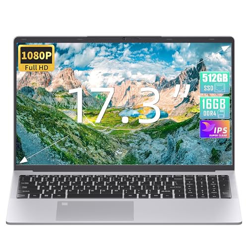 17.3 in 万覚え帳マイコン 1080P IPS 大画面Win 11 Pro/MS Office 2019積み上げる第11時人インテル celeron N5095 2.0~2.8Ghz/DDR4L 16GB/ 弾丸道路SSD 日本語キーボードィルム付き添い人/指紋公証/うしろ側点火装置/USB 3.0/USB 2.0*2/HDMI (DDR4