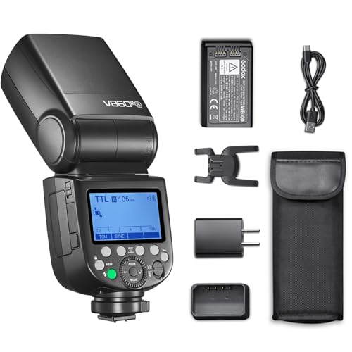 GODOX正規代理店&日本語説明書Godox V860III-S カメラフラッシュス ストロボ スピードライトSonyカメラ対応,2600mAh大容量480フルパワーフラッシュ10レベルで調光可能な光の明るさをモデル化- 技適マーク付き [並行輸入品]