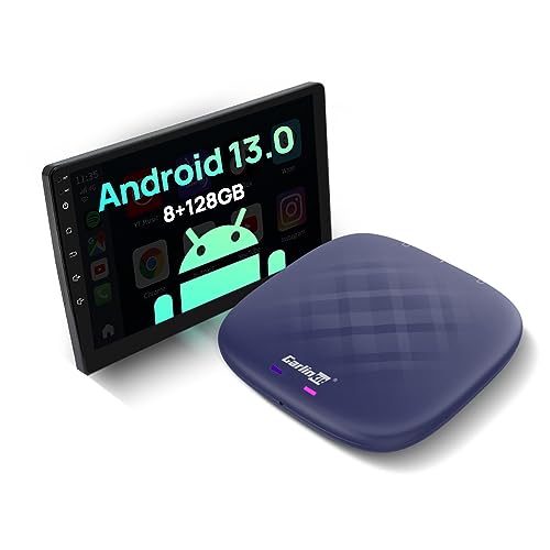 日本版CarlinKit TBox Plus Android13.0システム 8+128GB ワイヤレスCarPlay/Android Auto 4GネットワークをサポートYoutubeなどの動画再生 有線のカープレイ搭載車両に対応 TF/SIMカード対応 内蔵GPS 画面２分割表示 98%以上の車種適用｜Historia　店