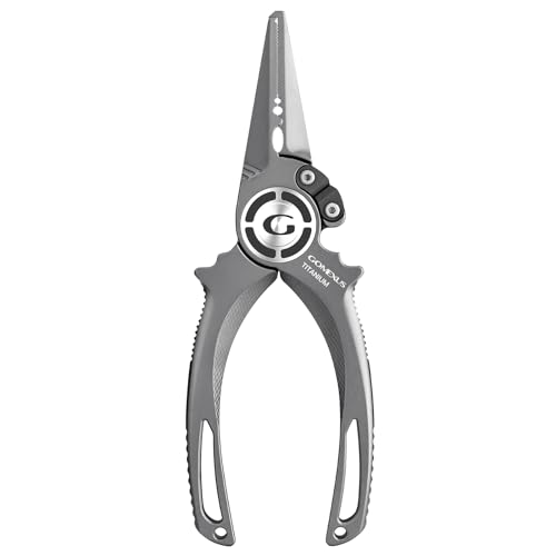 ゴメクサス PLIER-X チタン製 防錆 フィッシングプライヤー「7インチ」釣りフライヤー 防錆性 耐食性 頑丈プライヤ