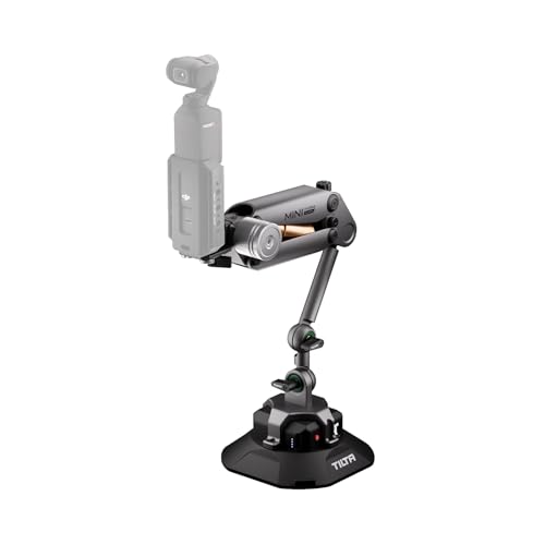TILTA Hydra Alien ミニ陰電子吸盤 DJI Action 3/4、DJI Pocket 3、Insta360 X4/X3、Khronos Kitなどに相応う、カーマウントシステムアルミニウムアロイCNCぼうぜん自失吸いいれる手HDA-T15-A-TG