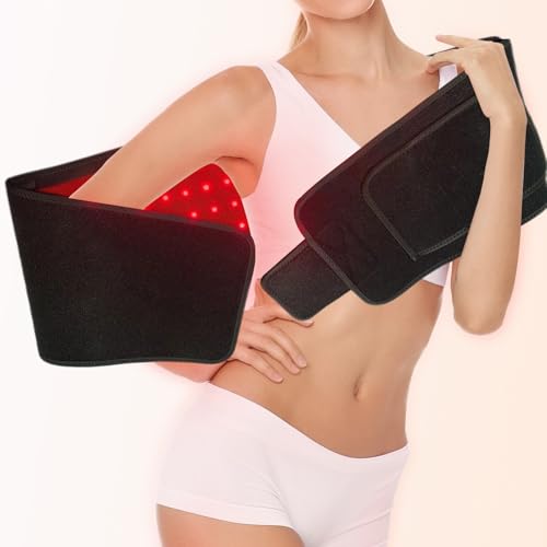 Heathredy 近赤外線ライト腰ベルト 赤色ライトLED腰ベルト 携帯 USBポート 119.98*19.98cm 10/20/30分タイマーオフ 、6レベルの調整可能、3つのモード、660nm+850nm｜Historia　店