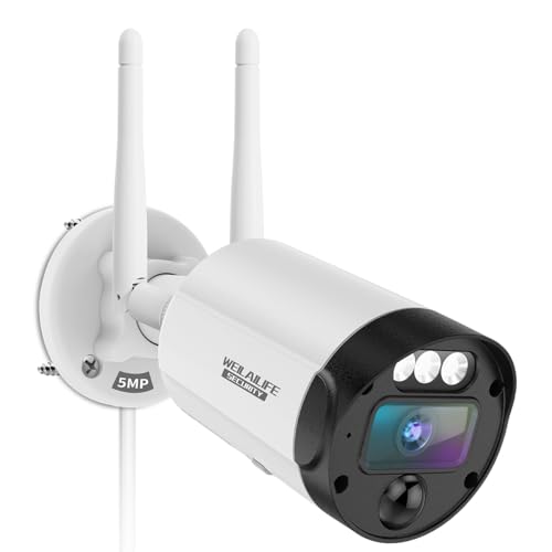 双方向電話を掛ける・ダブル空中線交通信号強化因子・130° 超広角WEILAILIFE 防犯写真機仕掛ける 無線電話 室外 監督すること写真機・録画機仕掛ける増設写真機