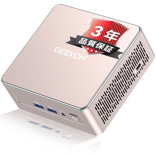 3年保証・コスパ最強GEEKOM A5 ミニpc AMD Ryzen 5 7430U搭載 、「128GB RAM+10TB SSD(最大拡張可能)」 全金属製内枠 超長寿命 ミニパソコン|最大8K・4画面同時出力|SDカードスロット 高速読み込み|Windows 11 Pro|Historia 店