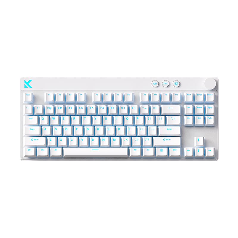 OUSEITECH×MCHOSE MIX87 ラピッド銃の引き金 ゲーミングキーボード TKL US申し合わせ ARGB アクチュエーションポイント 合わせる能力のある DKS/SOCD/MT/TGL 日本語ウェブドライバー相応う 磁気式取り替えっこ PBT手当たり旗がしら 力学的 FPS向け パソコン 有線繋ぎ合わせる