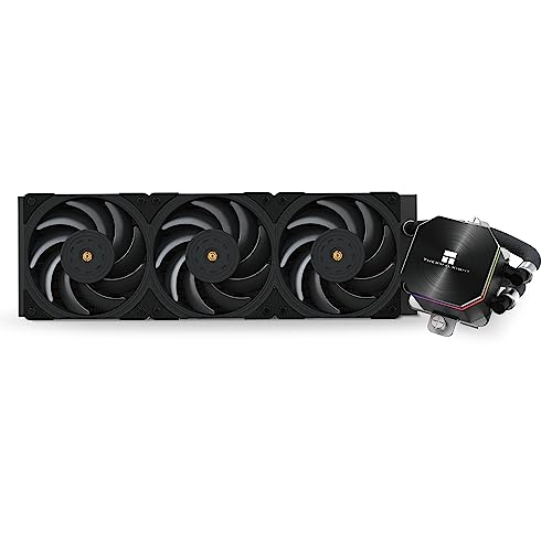 THERMALRIGHT Frozen Edge 360 Black AIOウォータークーラー、液体CPUクーラー、3&times;120mm PWMファン水冷システム、2150RPM高速ファン、AMD / AM4 / AM5&Intel LGA1700 / 1150 / 1151 / 1200 / 2011 / 2066と互換性があります｜Historia　店 6,761円
