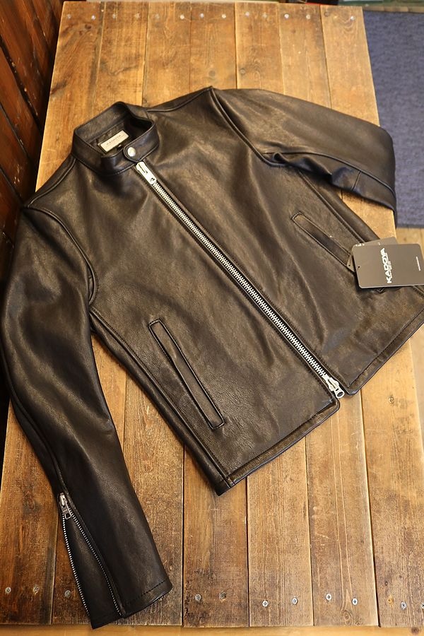 KADOKA オールレザースタジアムジャンパー　サイズL 楽天市場】【KADOYA L-STADIUM BLOUSON 】Lスタジアムブルゾン レザー