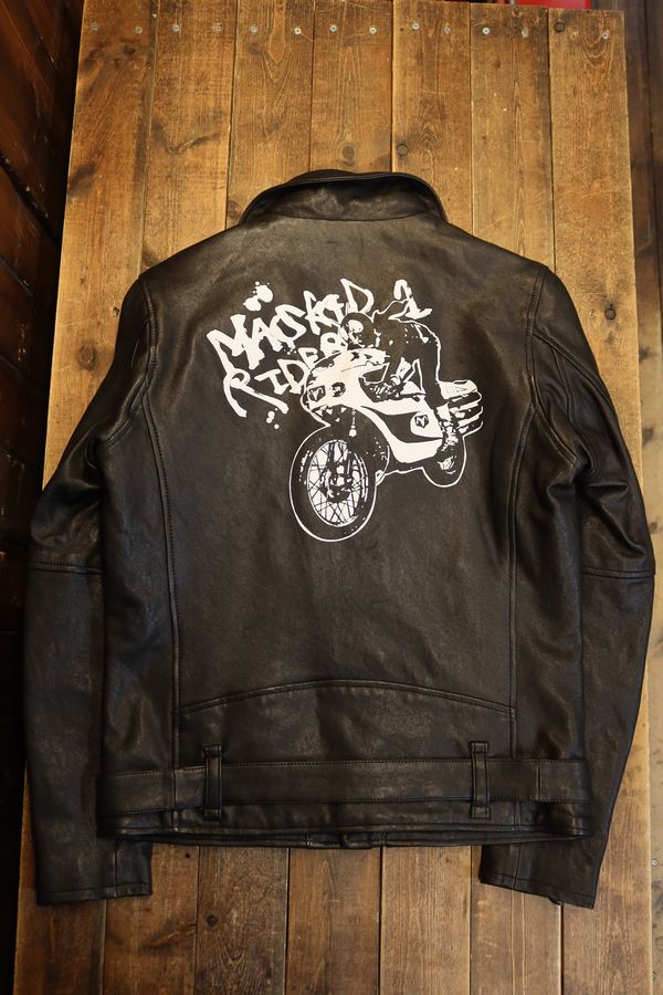 カドヤ(KADOYA)　MASKED-R ONE JKT　仮面ライダー1号　レザージャケット　ライダース画像