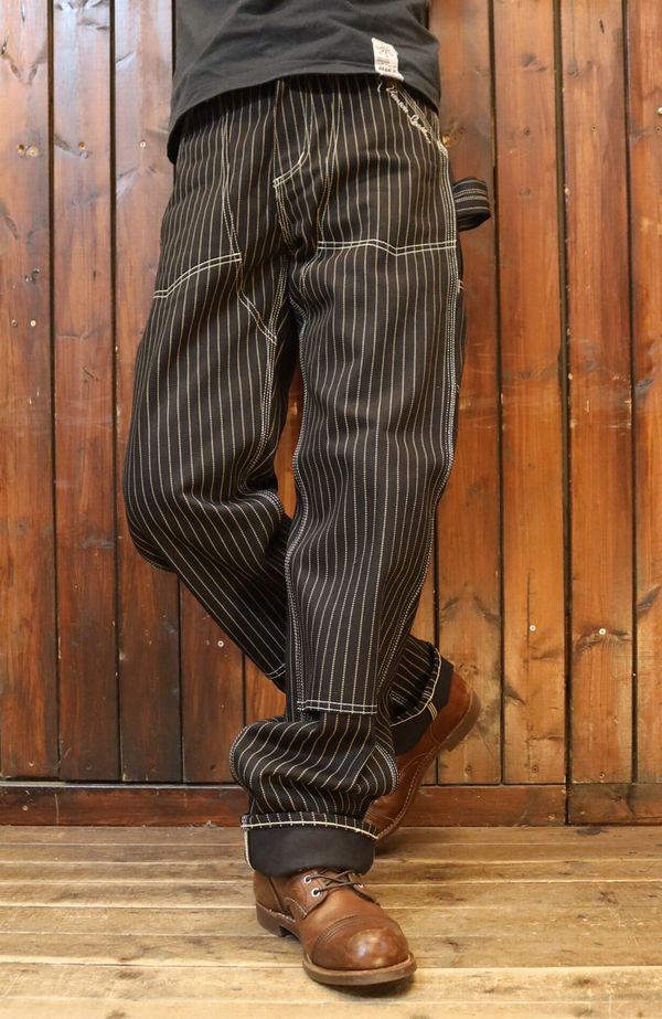 楽天市場】バンソン VANSON ダブルニー ペインターパンツ ブラック