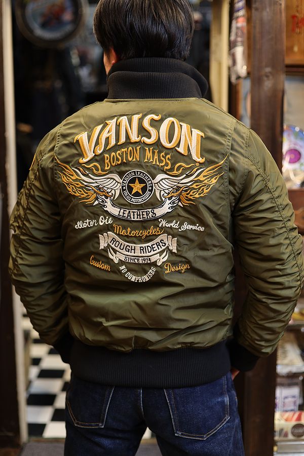 楽天市場】VANSONバンソン◇VS N-3B FLIGHT JACKET◇◇GREEN CAMO