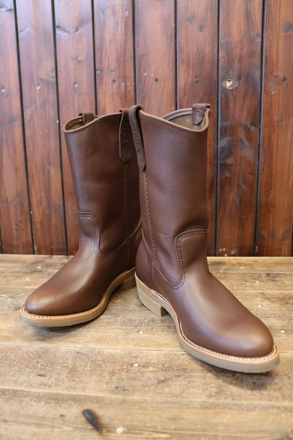 レッドウィング　レザー エンジニアブーツ　赤茶 REDWING - レッドウィング／RED WING エンジニアブーツ シューズ