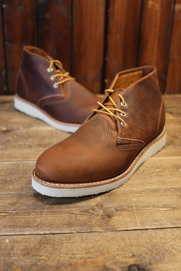 RED WING レッドウィング 3137 WORK CHUKKA ワークチャッカ カッパーラフ\u0026手ごわい