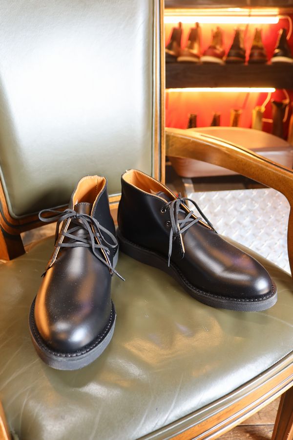 RED WING レッドウィング 9196 Black Chaparral POSTMAN CHUKKA 黒いこと シャパラル ポストマンチャッカ メンズ靴-靴