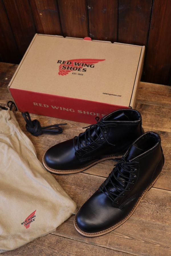 RED WING SHOES ベックマン　9043 10D 良品 Red Wing 9043 Beckman Featherstone Black Oxford Dress Shoes