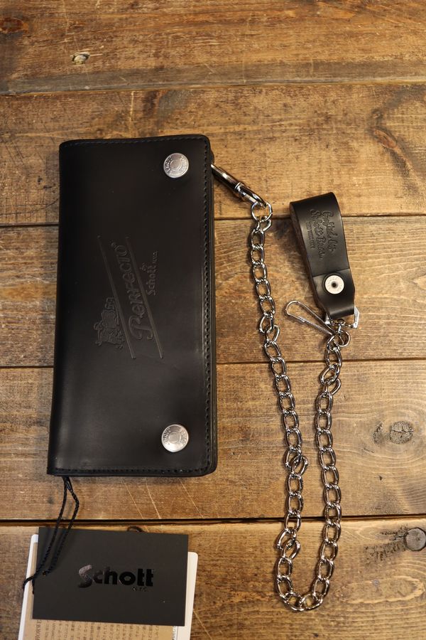 Schott(ショット)　7825970022　PERFECT WALLET/パーフェクト ウォレット　長財布　ブラック｜History　ヒストリー店