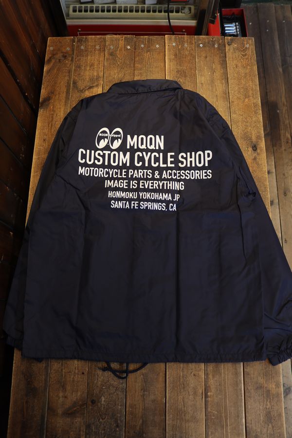 MOONEYES　ムーンアイズ　MQW-039 MOON Custom Cycle Shop コーチ ジャケット　Navy