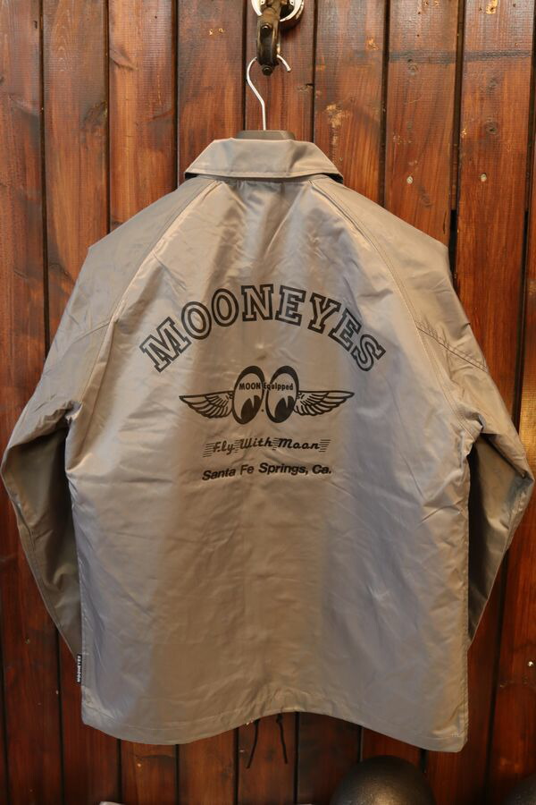 【楽天市場】MOONEYES ムーンアイズ OMJ028 COACH JACKET コーチジャケット（カラー：グレー） サイズ：M/L/LL：History ヒストリー楽天市場店