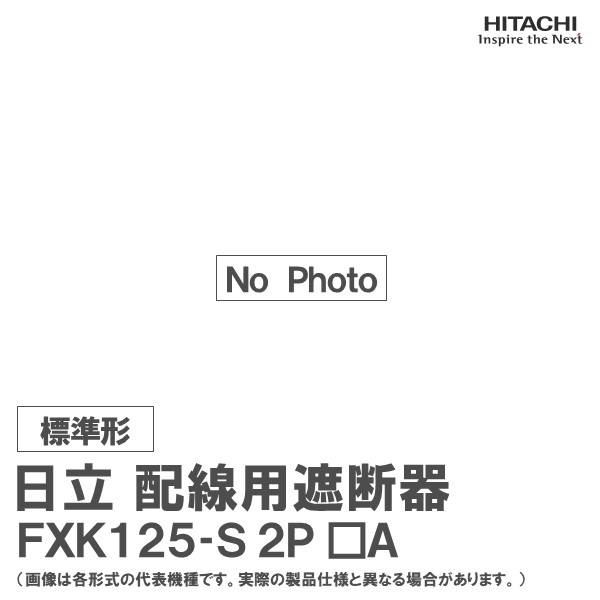 日立 架線用差しつかえる器 FXK125-S 2P □A