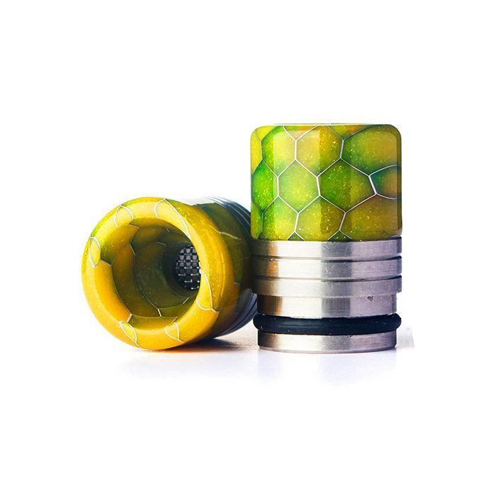 810 resin drip tip  ◼️Vulcanwide　Bstripe