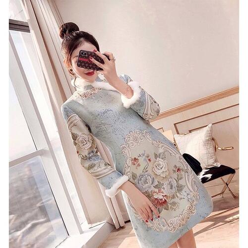 高品質の人気 その他 あったか チャイナドレス風ワンピース Dgb Gov Bf