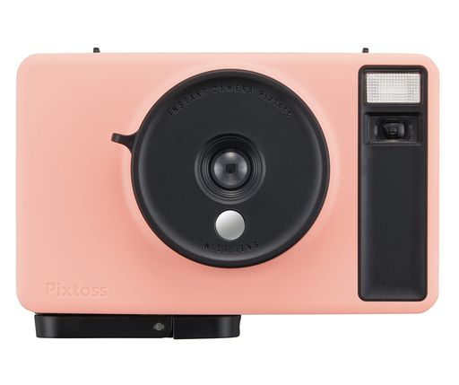 Pixtoss(爪放り投げる)タカラトミーインスタントトイカメラPEACHPINKチェキフィルム当てはめるTCC-05PK
