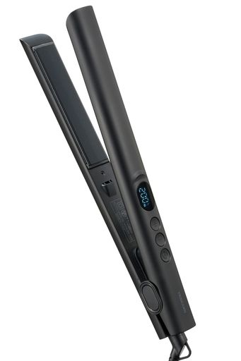 テスコム(TESCOM)ストレートアイロンマイナスイオンナノセラミックコーティング25mm120~200°C温度ロック/メモリー海外対応自動OFF開閉ロック専用ポーチ付1.7mブラックTS360A-K