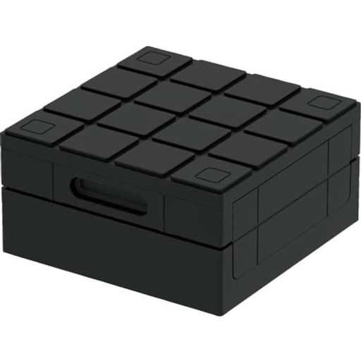 サンコー折りたたみ容れもの561230見せびらかすオリコン3030－H15黒いこと