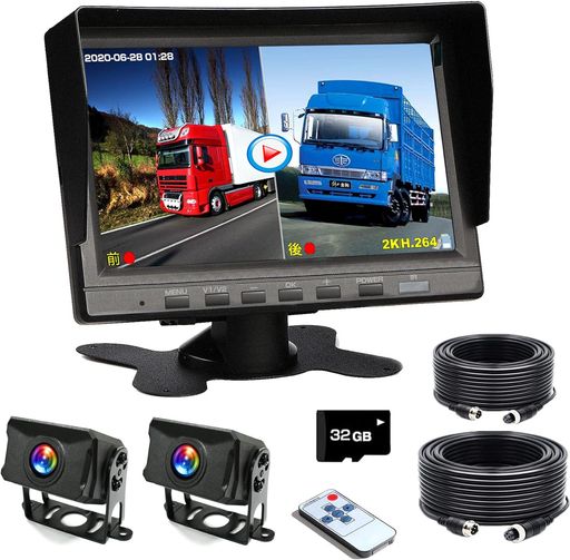 Hizenyo 7インチバックカメラモニター ワイヤレスバックカメラ24v Amazon.co.jp: Hizenyo 1080P 録画機能付き ワイヤレスバック