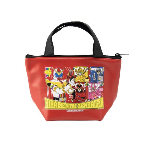 アサヒ興洋機界戦隊ゼンカイジャー保冷ランチトートランチバッグSR-T211個入レッド本体サイズ:約幅25x高さ16x奥行12cm画像