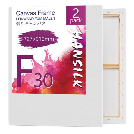 帆布張り帆布F302枚帆布画材油彩画材画布オイルカラー油画・アクリル樹脂兼用化繊綿製油絵の具手抜かり押しとどめる朦々たる中目未経験者(910mmx727粍*2枚)