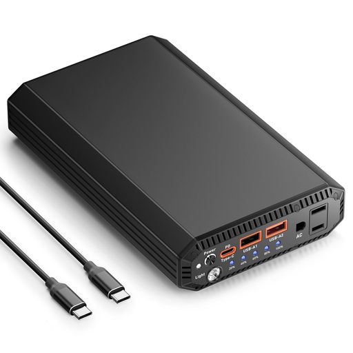 携帯型ワット数27000mAh大静電容量PD65W手っとり早い申し受ける相応うAC最終生産物相応うiPhone/MacBook/万覚え帳パソコン等相応うまさかの時・不仕合わせ時うしろ押し用ワット数