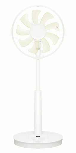 【2025年発売】パナソニック扇風機3種モード搭載(おまかせ、おやすみ、部屋干し)「なめらか気流9枚羽根」静音DCモーター切/入タイマーリモコン付ホワイトF-C339C-W