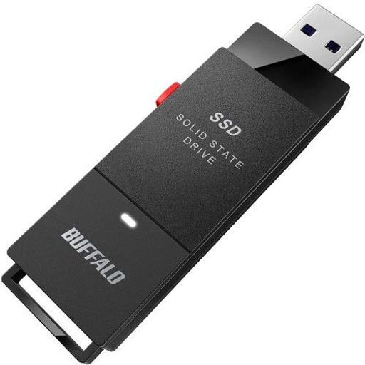 BUFFALO緩衝装置置き目外後ばらいSSD黒いこと1.0TBSSD-PUT1.0U3-BKA