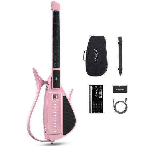 CYBER-G スマートエレキギター 新品未使用 ピンク 楽天市場】ENYA CYBER-G スマート弦なしエレキギター|折りたたみ
