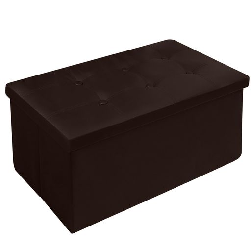 Cictokpオットマン収納スツールボックスふた付き折りたたみスツール椅子収納76x38x38cmボックススツール足置き一人掛けチェア腰掛けイスフットスツールベンチ収納室内コンパクトデザイン…