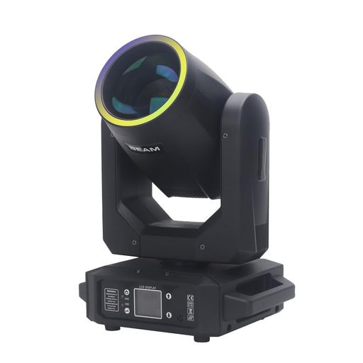DMX512コントロール付き200W LED移動ヘッドライト-ビーム&スポットデュアルモード、6色レインボー、ステージショー、クラブ、バー照明用のGOBO効果|HiT Creations