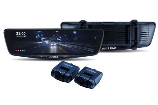 アルパイン(ALPINE)ドライブレコーダー搭載10インチデジタルミラー(バンド装着タイプ/車内リアカメラ)DVR-DM1000B-IC液晶