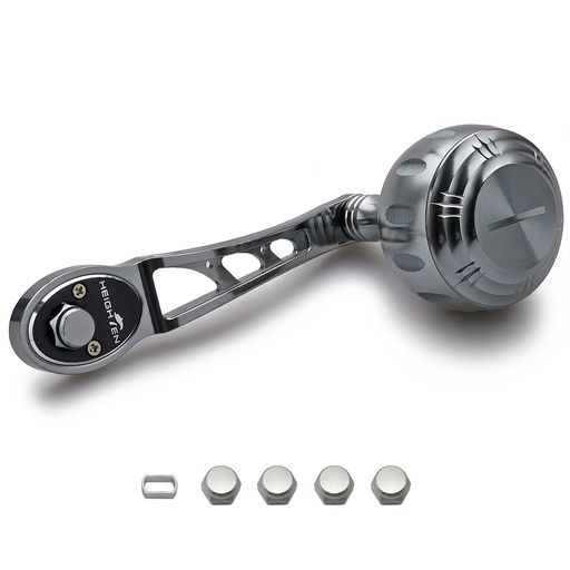 HEIGHTEN80/90mmリールハンドル45mmハンドルノブシマノ(SHIMANO)ダイワ(DAIWA)アブ(Abu)ベイトリール通用AchHarmerSeries(ガンメタル)(198)