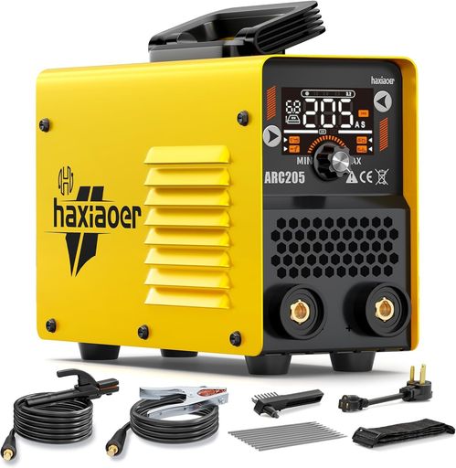 haxiaoerアーク溶接機最大出力205A100V200V兼用溶接機MMA・LiftTIGアーク溶接機1台2役電気溶接機ホットスタートIGBTインバーター電流調整LED液晶表示小型軽量家庭用溶接機日本語取扱書初心者向け 10,560円