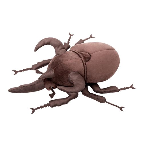 LILIZZHOUMAX模擬南洋カブトムシぬいぐるみ、リアルなカブトムシぬいぐるみ、柔らかいぬいぐるみ、女の子のおもちゃ、子供へのギフト、長さ25センチメートル