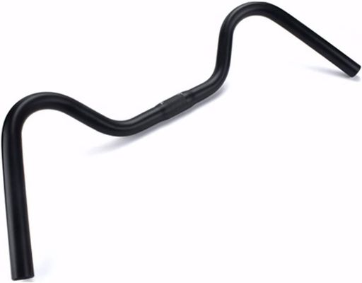 SENQI自転車ハンドルバーアルミニウム合金ロードバイク固定ギア用25.4mm(540mm/ブラック)